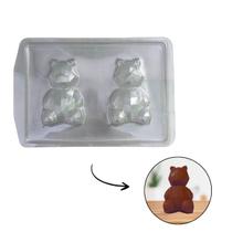 Forma de Acetato Urso Diamantado - 6,3cm x 10cm Forma de Acetato Urso Diamantado - 6,3cm x 10cm
