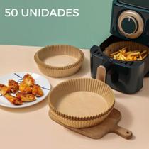 Forma de Air Fryer 50 unidades Papel Descartável Não Gruda Assadeira - Uny Gift