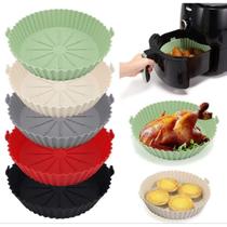 Forma de Air fryer de silicone, reutilizável Forma de Air fryer de silicone, reutilizável