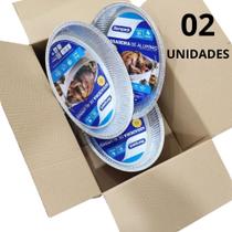 Forma de Alumínio Descartável com 02 unidades 4L Oval, Prática e Resistente