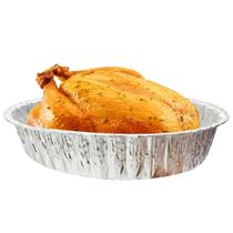 Forma de Alumínio Oval 7L Wyda 12un Assadeira Reforçada para Forno e Freezer