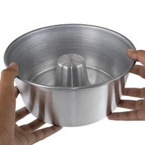 Forma De Alumínio Para Bolo Pudim 20 Cm Com Furo Redonda Forma De Alumínio Para Bolo Pudim 20 Cm Com Furo Redonda