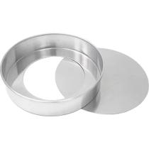 Forma De Alumínio Redonda Fundo Removível tamanho 23x7 FO-113