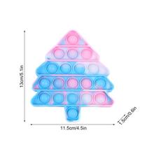 Forma de árvore de mesa Push Bubble Fidgeting Sensory Decompression Toy