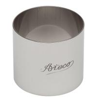 Forma de assar redonda Ateco em aço inoxidável 5 x 4,5 cm
