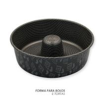 Forma De Bolo 22 Cm - Cinza