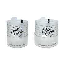 Forma De Bolo Ajustável Em Acrílico, Molde Redondo Para Fondant E Mousse, Ferramentas De Confeitaria