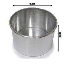 FORMA DE BOLO ALTA 15 x 10 cm