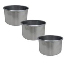 Forma de Bolo Bento Cake Pequena 10x6 Kit 3 UN Bolo Burguer Forma de Bolo Bento Cake Pequena 10x6 Kit 3 UN Bolo Burguer