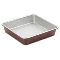 Forma de bolo Cuisinart Square de 9 polegadas de bronze