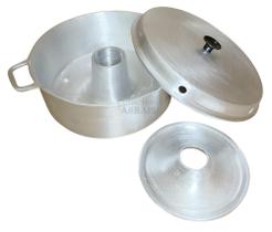 Forma De Bolo Da Vovó Alumínio Fundido Batido Nº28 + Suporte Queimador Forma De Bolo Da Vovó Alumínio Fundido Batido Nº28 + Suporte Queimador