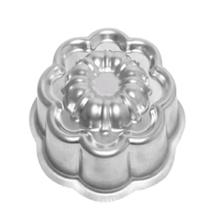 Forma de Bolo Decorada Flor Margarida Alta em Alumínio 18cm Forma Confeiteiro Assadeira de Bolo