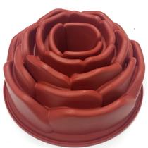 Forma de Bolo em Silicone Rosa Forma de Bolo em Silicone Rosa