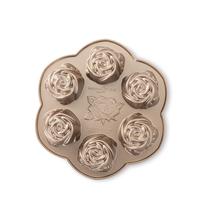 Forma de bolo Nordic Ware Rosebud Cakelet 530ml de alumínio fundido