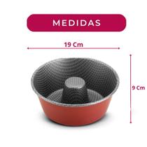 Forma De Bolo Redonda Antiaderente Alegrete 22/18CM