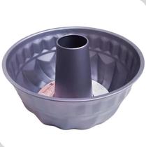 Forma De Bolo Redonda Com Furo Para Assar Antiaderente 225x115mm hercules