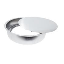 Forma De Bolo Redondo Aluminio Fundo Falso 25Cm Marcolar