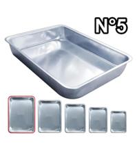 Forma De Bolo Retangular (1 Peça) Extra Grande E Alta- Assadeira 45cm