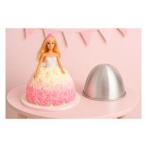 Forma de bolo Saia de Boneca - alumínio Forma de bolo Saia de Boneca - alumínio