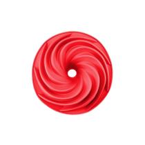 Forma De Bolo Tornado Espiral Vermelha 23Cm - Gmetc28-Red