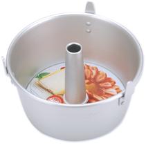 Forma de bolo Wilton Angel Food 18 cm x 11 cm de alumínio anodizado Forma de bolo Wilton Angel Food 18 cm x 11 cm de alumínio anodizado