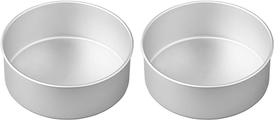 Forma de Bolo Wilton Redonda de Alumínio (20,3cm x 7,6cm) - Pacote com 2