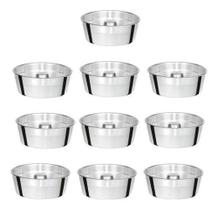 Forma De Buraco Pudim Em Alumínio N22 Kit 50 Pçs Assadeiras Forma De Buraco Pudim Em Alumínio N22 Kit 50 Pçs Assadeiras