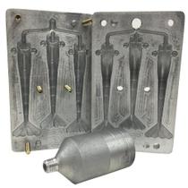 Forma De Camarão Artificial Usinada Em Alumínio (08 cm)