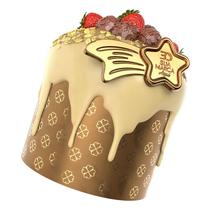 Forma de Chocolate Cocoa Form Estrela Cadente com 4 Cavidades - 9cm