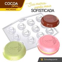 Forma de Chocolate Cocoa Form Plus para Macarons - 12 Unidades