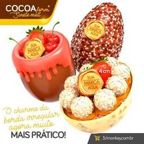 Forma de Chocolate Cocoa Form Sinete com 6 Cavidades Personalizáveis Forma de Chocolate Cocoa Form Sinete com 6 Cavidades Personalizáveis