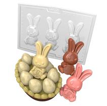Forma de Chocolate Coelhinho Fofinho - Personalizada Forma de Chocolate Coelhinho Fofinho - Personalizada
