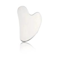 Forma De Coração De Aço Inoxidável Gua Sha Massageador Facial Cuidados Com a Pele Raspador