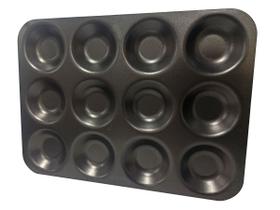 Forma De Cupcake Pudim 12 Cavidades Antiaderente