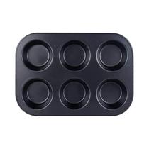 Forma De Cupcake Quadrada Antiaderente Para 6 Ou 12 Copos, Bandeja De Muffin Em Aço Carbono Para