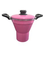 Forma de Cuscuz Craqueada Rosa 1,7L modelo 14