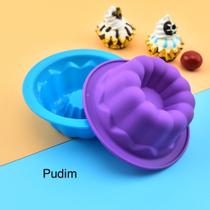 Forma de empada/bolo/cupcakes/gelatina /muffin kit com 6 unidades em silicone - Bazar wu