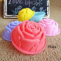 Forma de empada/bolo/cupcakes/gelatina /muffin kit com 6 unidades em silicone - Bazar wu