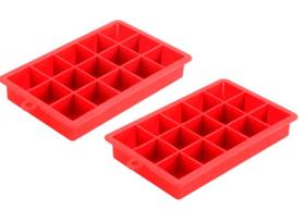 Forma de Gelo 15 Cubos Silicone Livre De BPA Cores