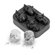 Forma de Gelo Caveira de Silicone 11,5cm x 8cm