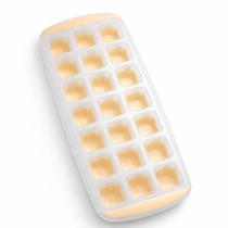 Forma de Gelo com 21 Cubos em Plástico e Silicone