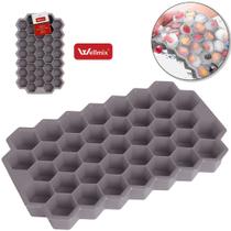 Forma De Gelo Com 37 Cavidades Colmeia De Silicone Fendi 20,5X12X2Cm - WELLMIX