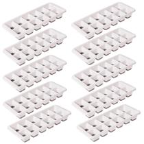 Forma de gelo com fundo de borracha com 10 unidades Plasutil ref. 15945