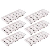 Forma de gelo com fundo de borracha com 6 unidades Plasutil ref. 15945 Forma de gelo com fundo de borracha com 6 unidades Plasutil ref. 15945