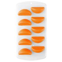 Forma de gelo com fundo de silicone Laranja - TOP RIO