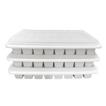 Forma De Gelo Com Tampa Sem Bpa 40 cubos - 3 Unidades