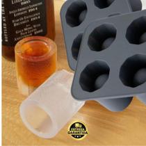 Forma De Gelo Copo Drink Bebidas Molde Ice Shots - Forma de Silicone Não tóxico Fácil de retirar Freezer BPA livre Micro-ondas Sortido