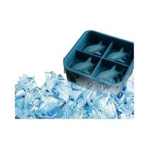 Forma De Gelo Criativa Em Silicone De Tubarão 3D Para Whisky, Bandeja De Liberação Fácil Para Água E Forma De Gelo Criativa Em Silicone De Tubarão 3D Para Whisky, Bandeja De Liberação Fácil Para Água E