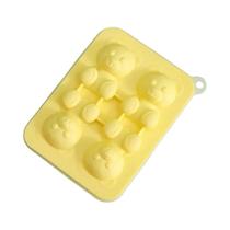 Forma De Gelo Criativa Em Silicone Para Uso Doméstico, Grau Alimentício, Com Funil, Fácil De