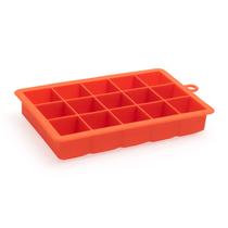 Forma de Gelo de Silicone - 15 Cubos Oikos LARANJA